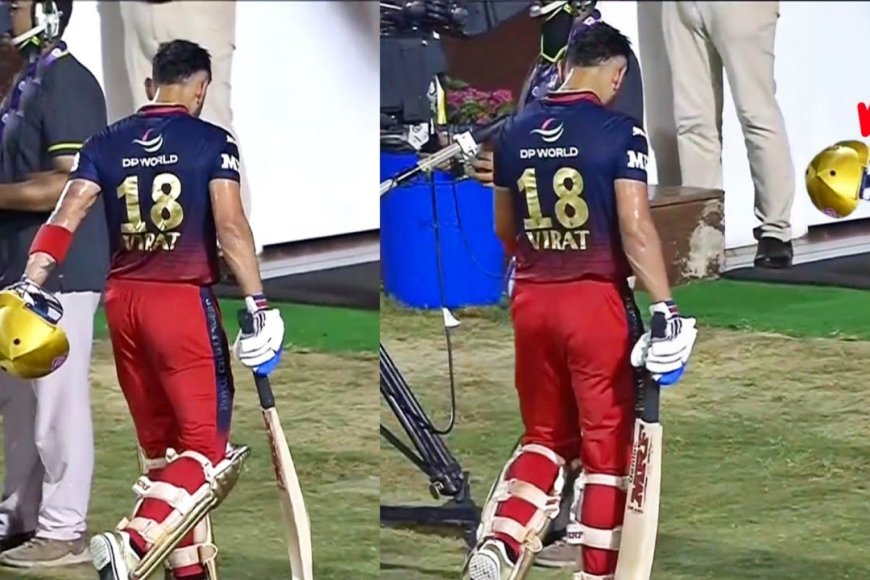 அரைசதம் அடித்தும் கோபம் அடைந்த கோலி! ஹெல்மெட்டை தூக்கி எறிந்ததற்கான காரணம் என்ன?