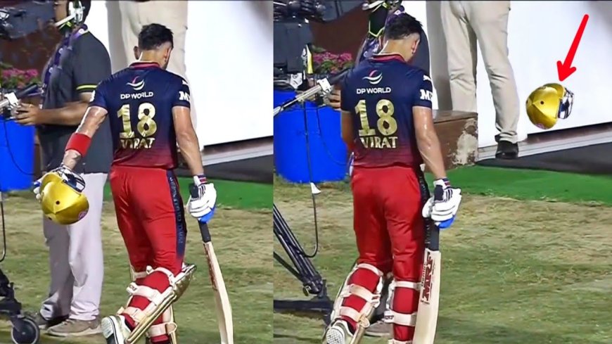 அரைசதம் அடித்தும் கோபம் அடைந்த கோலி! ஹெல்மெட்டை தூக்கி எறிந்ததற்கான காரணம் என்ன?